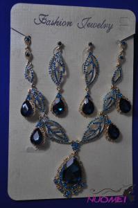 FJ0060fashion shining jewelry with earrings