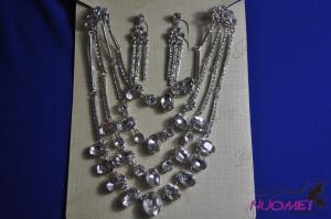 FJ0061fashion shining jewelry with earrings