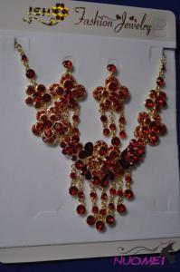 FJ0066fashion shining jewelry with earrings