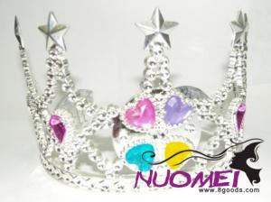 HT0049Crown decoration with heart shape for birthday party