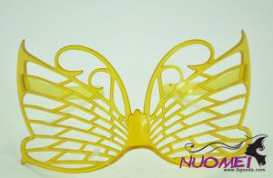 PG0058yellow hollow-out butterfly styling glasses,party glasses