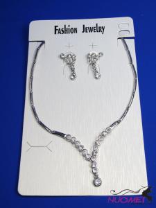 FJ0151Fashion White and diamond earrings