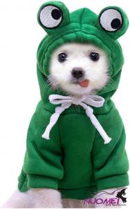 DC0066 Cute Green Dog Hoodie Clothes Costume Dog