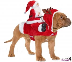 DC0069 Santa Dog Costume Christmas Pet Clothes