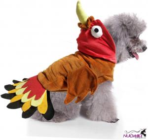 DC0086 Turkey Dog Costume Thanksgiving Apparel Pet Costume