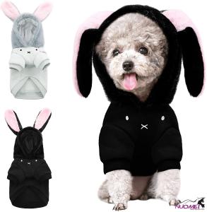 DC0097 Dog Bunny Costume Rabbit Shape Hoodie with Ears