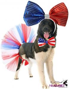 DC0100 4th July Pet Costume Independence Day Dog Costume
