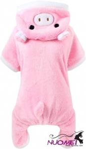 DC0116 Cute Pet Costume, Pink Pig Design Pet