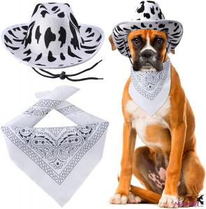 DC0156 Pet Cowboy Costume Accessories Dog Cat Cow