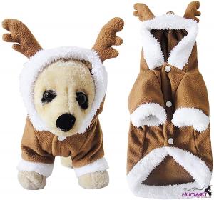 DC0231 Puppy Dog Christmas Reindeer Costume
