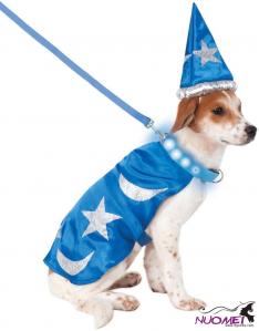 DC0236 Wizard Cape with Headpiece and Light-Up Collar Pet Costume