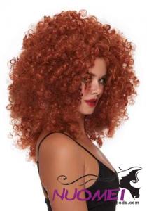 CW0257 Red Curly Wig for Women