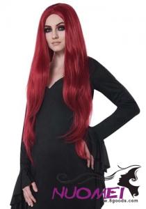 CW0278 Long Dark Red Wig for Women