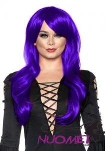 CW0300 Sassy Purple Wig for Adults