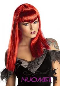 CW0331 Red Glitter Adult Vampire Wig