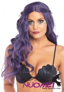 CW0401 Mermaid Wave Long Purple Adult Wig