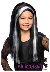 Black and Grey Child Witch Wig