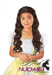 CW0537 Kids Brown Enchanted Princess Wig