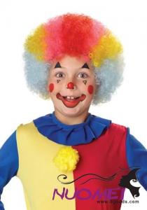 CW0542 Rainbow Clown Wig for Children