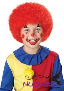 CW0543 Red Clown Wig for Kids