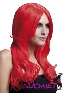 A0089 Styleable Fever Khloe Neon Red Wig