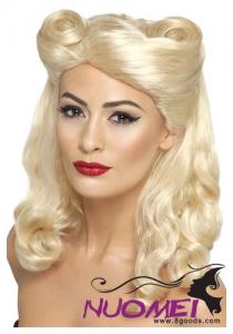 A0127 40s Blonde Pin Up Wig