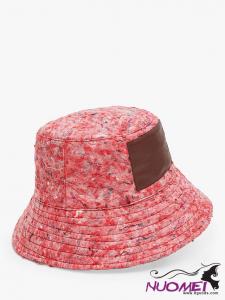 H0034 Mango Felt Bucket Hat, Red
