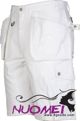 D0192 PROJOB WORK SHORTS in White