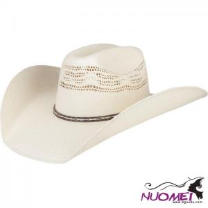 F0046 Stephenville Pre-Creased Straw Cowboy Hat