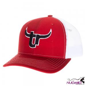 F0061 Team Roper Red and White Cap