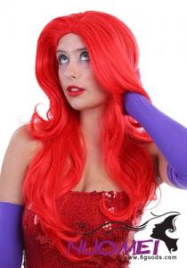 A0162 Styleable Silver Screen Siren Womens Red Wig
