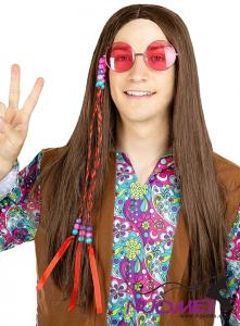 A0164 Brown Hippie Wig