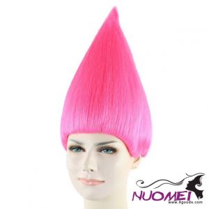 A0176 Costume Party Halloween Colorful Pink Hairpiece for Men,Women