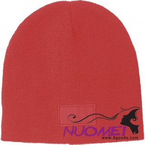 F0127 ACRYLIC BEANIE in Red