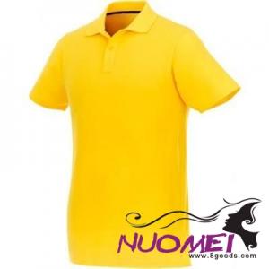 D0227 HELIOS SHORT SLEEVE MENS POLO in Yellow