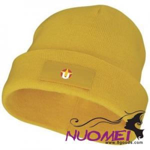 F0158 BOREAS BEANIE with Patch in Yellow