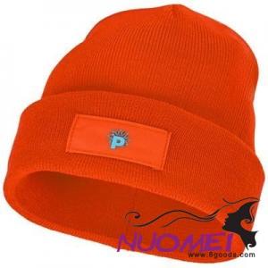 F0159 BOREAS BEANIE with Patch in Orange