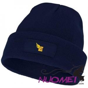 F0161 BOREAS BEANIE with Patch in Navy