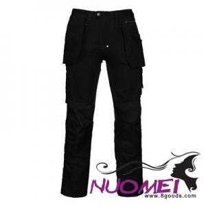D0307 CANVAS WORK TROUSERS in Black