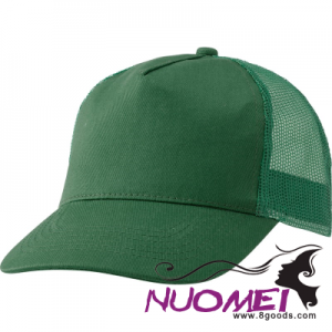F0225 COTTON TWILL AND CAP in Green