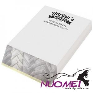 D0526 WEDGE-MATE® A7 NOTE PAD in White Solid