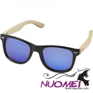 B0520 TAIY? RPET & BAMBOO MIRRORED POLARIZED SUNGLASSES in Gift Box
