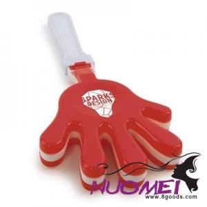 B0563 LARGE HAND CLAPPER in Red