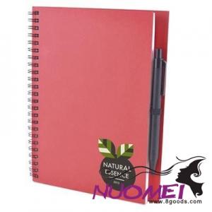 F0425 A5 INTIMO NOTE BOOK in Red