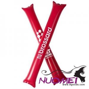 B0623 CHEER 2-PIECE INFLATABLE CHEERING STICK in Red