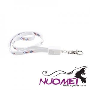 F0519 2-IN-1 CHARGER CABLE LANYARD