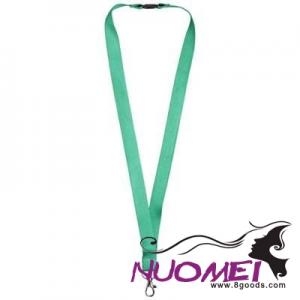 F0535 JULIAN BAMBOO LANYARD with Safety Clip in Green