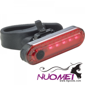 B0678 RECHARGEABLE BICYCLE LIGHT in Red
