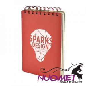 D0626 A5 MUSKER JOTTER in Red