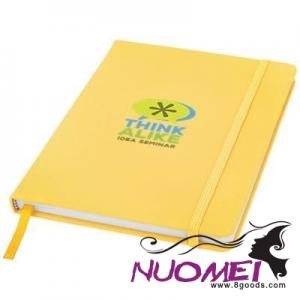 D0635 SPECTRUM A5 HARD COVER NOTE BOOK in Yellow
